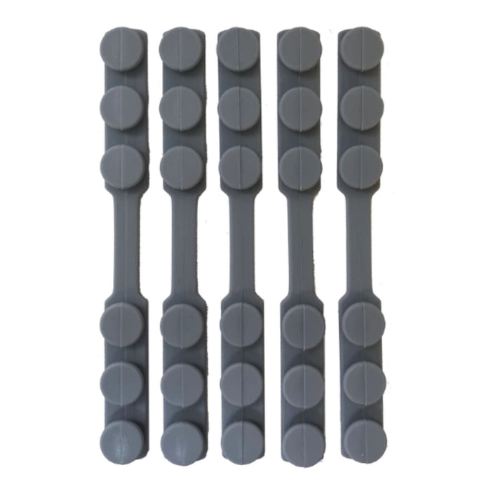 Gray Mask Silicone Bands