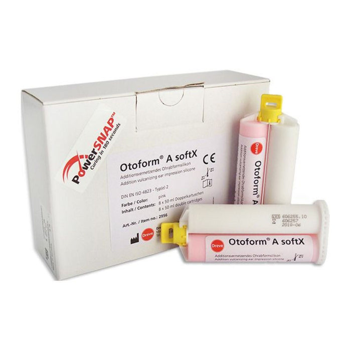 Dreve 2956 Otoform A softX Impression Material, Box of 8 DS-50 Cartridges
