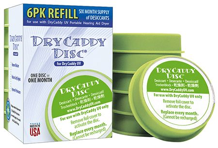 DryCaddy Disc Refill for DryCaddy UV (6pk)