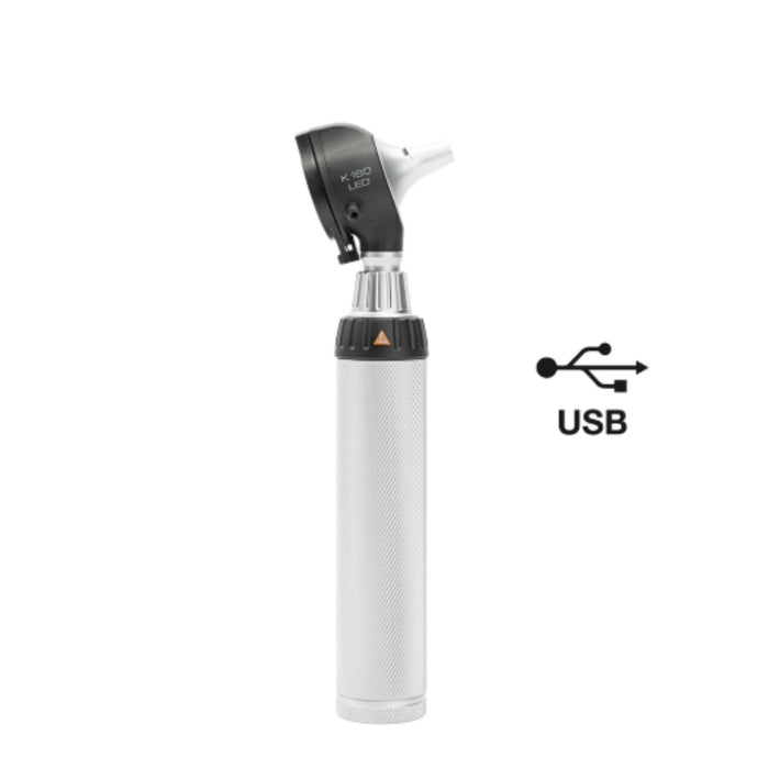 HEINE K180 LED FO Otoscope with BETA4 USB Handle - B-181.28.388