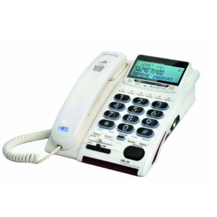 Serene Innovations Amplified Corded Phone with Large Display Model HD-65