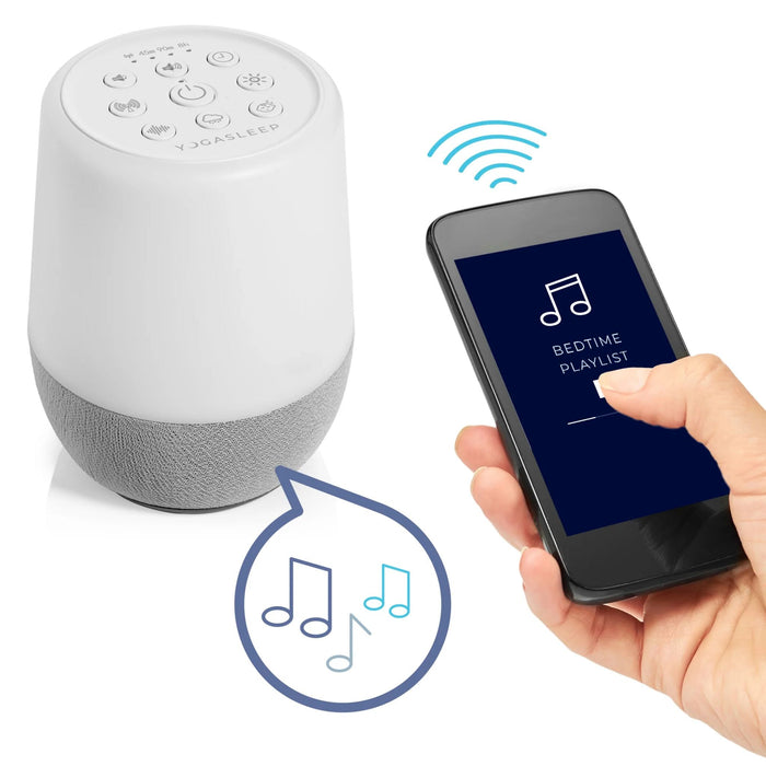 Duet+ White Noise Machine with Night Light and Wireless Speaker