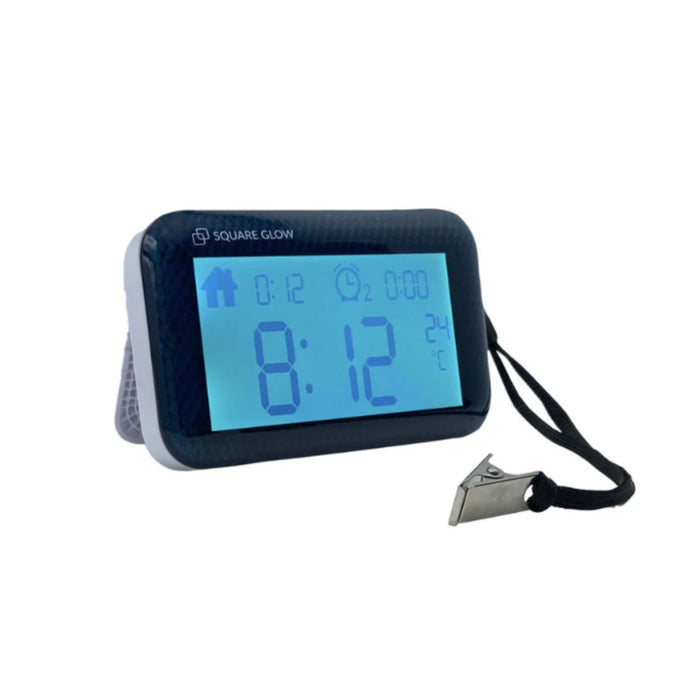 SquareGlow Travel Clock