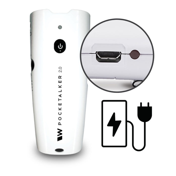 Williams Sound Pocketalker 2.0 VA BASE + Battery Kit Bundle