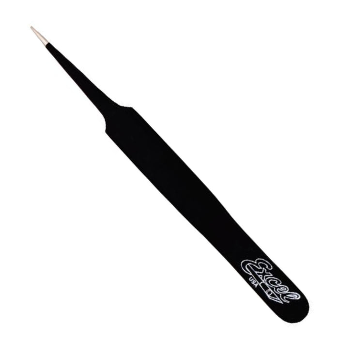 Ultra-Fine Point Tweezers, Black - 4.75"