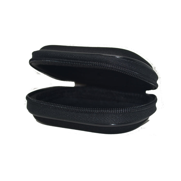 Black Zippered Hearing Aid Case