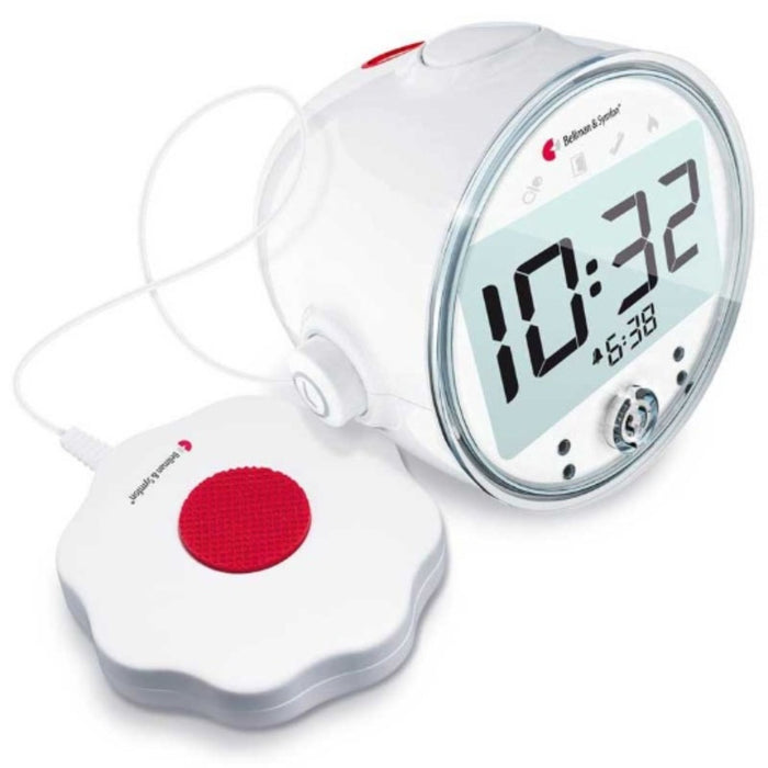 Bellman Visit Alarm Clock Receiver + Smoke Detector Transmitter Bundle