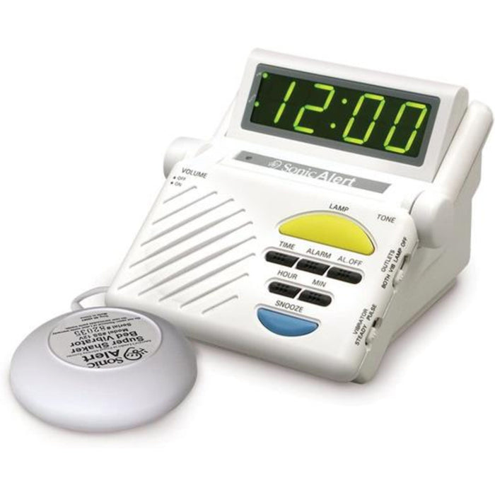 Sonic Boom Alarm Clock & Bed Shaker Combo SB1000ss