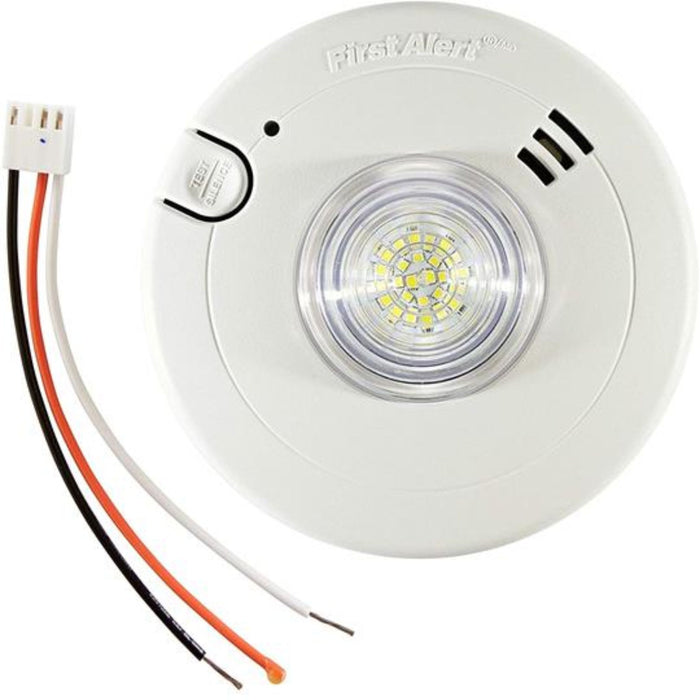 7020BSL Hardwired Smoke Alarm with LED Strobe Light